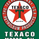 TEXACO MOTOR OIL TIN SIGN METAL RETRO ADV SIGNS T