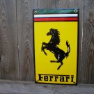 FERRARI PORCELAIN-COATED ADV SIGN F