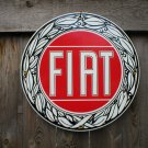 FIAT PORCELAIN-COATED RETRO ADV SIGN F
