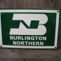 BURLINGTON NORTHERN PORCELAIN-COATED RAILROAD SIGN A