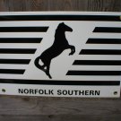 NORFOLK SOUTHERN PORCELAIN-COATED RAILROAD SIGN C