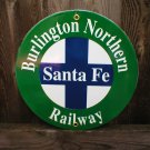BURLINGTON NORTHERN PORCELAIN-COATED RAILROAD SIGN A
