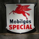 MOBILGAS SPECIAL SHIELD PORCELAIN COAT SIGN METAL ADV SIGNS MOBILGAS SPECIAL SHIELD PORCELAIN COAT SIGN METAL ADV SIGNS