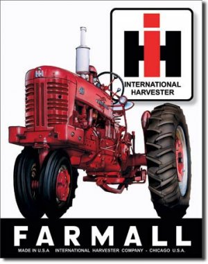 IH RED FARMALL 400 TRACTOR SIGN INTERNATIONAL FARM SIGNS I