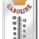 SHELL MOTOR OIL THERMOMETER SIGN METAL ADV SIGNS H