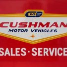 CUSHMAN MOTOR VEHICLES SALES SERVICE SIGN C CUSHMAN MOTOR VEHICLES SALES SERVICE SIGN C