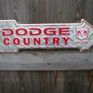 DODGE COUNTRY ARROW  SIGN RETRO METAL ADV SIGNS F