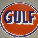 GULF TIN SIGN METAL ADV GASOLINE SIGNS G