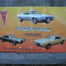 PONTIAC FIREBIRD TIN SIGN METAL AUTOMOBILE ADV SIGNS P