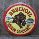 BRUINOIL TIN SIGN METAL ADV RETRO GAS SIGNS B
