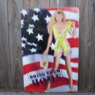 SUPPORT OUR TROOPS TIN SIGN METAL RETRO ADV SIGNS M