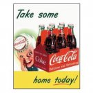 COCA-COLA TIN SIGN METAL ADV TIN SIGNS C