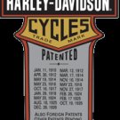 HARLEY DAVIDSON TRADE MARK PATENTS SIGN METAL ADV SIGNS H HARLEY DAVIDSON TRADE MARK PATENTS SIGN METAL ADV SIGNS H