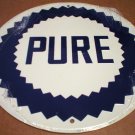 PURE OIL TIN SIGN METAL ADV AD SIGNS E PURE OIL TIN SIGN METAL ADV AD SIGNS E