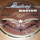 MUSTANG NATION TIN SIGN METAL ADV AD SIGNS M