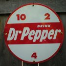 DR PEPPER PORCELAIN COATED RETRO SIGN