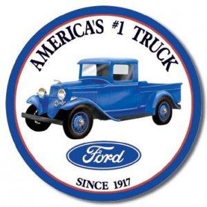 FORD TRUCKS RETRO TIN SIGN