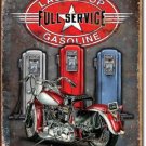 LAST STOP FULL SERVICE GASOLINE TIN SIGN LAST STOP FULL SERVICE GASOLINE TIN SIGN