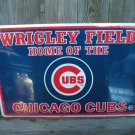 WRIGLEY FIELD CHICAGO CUBS TIN SIGN WRIGLEY FIELD CHICAGO CUBS TIN SIGN