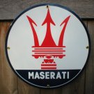 MASERATI PORCELAIN-COATED METAL SIGN