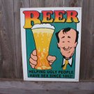 BEER TIN RETRO SIGN