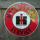 INTERNATIONAL MOTOR TRUCK SERVICE ROUND SIGN