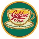 GOLDEN COLA COFFEE TIN SIGN GOLDEN COLA COFFEE TIN SIGN
