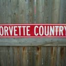 CORVETTE HEAVY STEEL SIGN