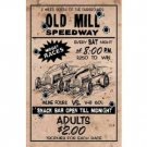 OLD MILL SPEEDWAY MIDGET RACING SIGN OLD MILL SPEEDWAY MIDGET RACING SIGN
