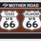 US 66 MOTHER ROAD STRIP SIGN ALUMINUM
