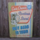 LAST CHANCE ROOTBEER STAND TIN SIGN