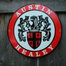 AUSTIN HEALEY PORCELAIN COATED SIGN AUSTIN HEALEY PORCELAIN COATED SIGN