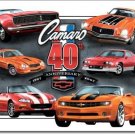 CAMARO 40TH ANNIVERSARY METAL TIN SIGN