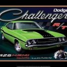 DODGE CHALLENGER MUSCLE CAR METAL TIN SIGN