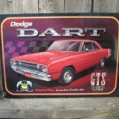 DODGE DART GTS MUSCLE CAR TIN SIGN DODGE DART GTS MUSCLE CAR TIN SIGN