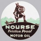 NOURSE MOTOR OIL HEAVY STEEL SIGN