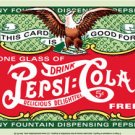 PEPSI COLA COUPON TIN METAL SIGN PEPSI COLA COUPON TIN METAL SIGN