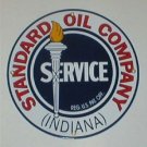 STANDARD OIL SERVICE PORCELAIN COAT SIGN STANDARD OIL SERVICE PORCELAIN COAT SIGN