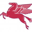 RED PEGASUS HORSE STEEL SIGN