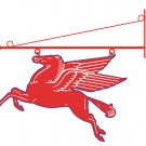 PEGASUS FLYING RED HORSE SIGN WALL MOUNT PEGASUS FLYING RED HORSE SIGN WALL MOUNT
