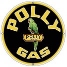 POLLY ROUND METAL STEEL SIGN POLLY ROUND METAL STEEL SIGN