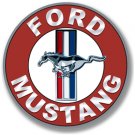FORD MUSTANG 12" DISK METAL SIGN