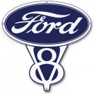 FORD V8 METAL RETRO SIGN