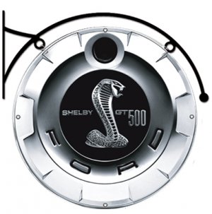 SHELBY GT-500 DOUBLE SIDED SIGN BRACKET