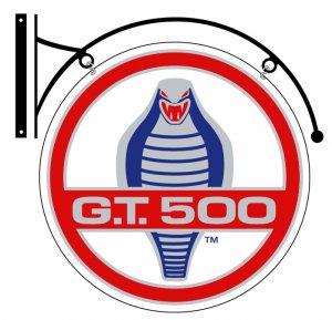 COBRA G.T. 500 DOUBLE SIDED DISK METAL SIGN BRACKET