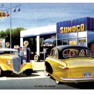 FLY WITH THE ARROW SUNOCO RETRO METAL SIGN