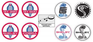 CARROLL SHELBY MAGNET SET