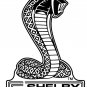 SHELBY SNAKE CUTOUT HEAVY STEEL SIGN 16"