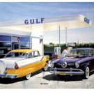 NO NOX  GULF RETRO METAL SIGN