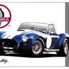 CAROLL SHELBY PHOTO PRINT HEAVY STEEL SIGN